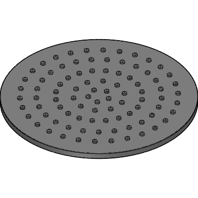 Just Taps Slim Shower Head Industrial Valves