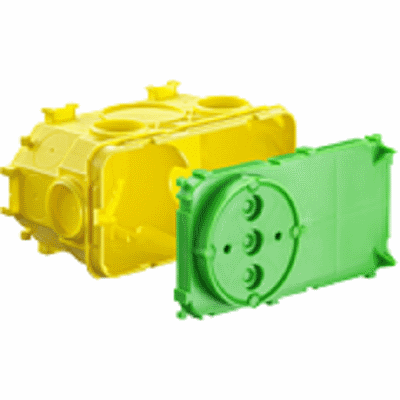 Concrete construction, electronics box