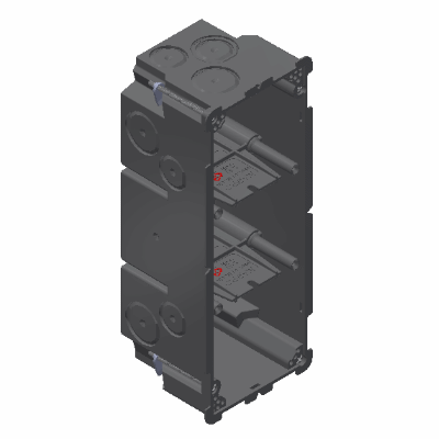 AGRO flush-mounted box 3x1