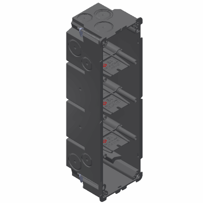 AGRO flush-mounted box 4x1