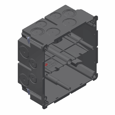 AGRO flush-mounted box 2x2