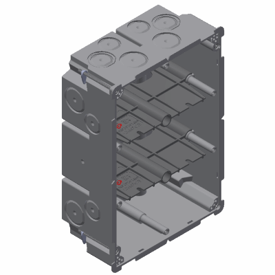 AGRO flush-mounted box 3x2