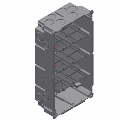 AGRO flush-mounted box 4x2