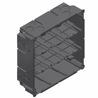 AGRO flush-mounted box 3x3