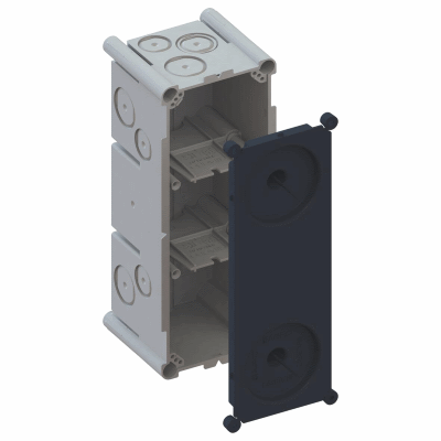 AGRO flush-mounted box 3x1