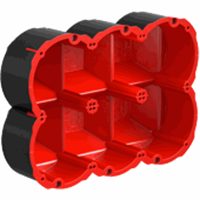 Fire-protection box HWD 90 for Swiss accessories