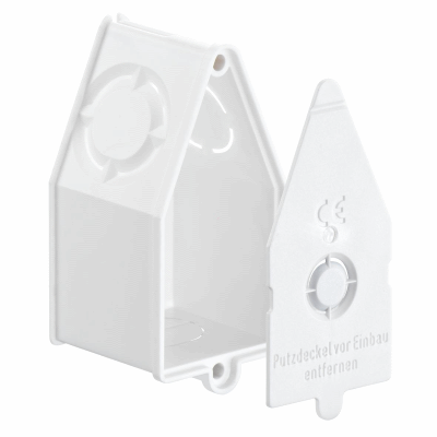 Wall light connection box