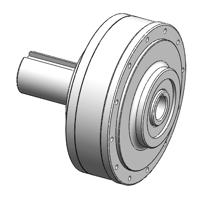 Bore type input with keyway