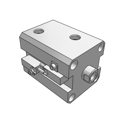 高温用油圧コンパクトシリンダ/ダブルロッド