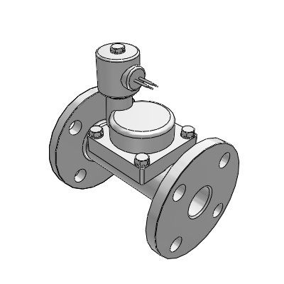 2 포트 솔레노이드 밸브 (스팀, 온수 / 상시열림)