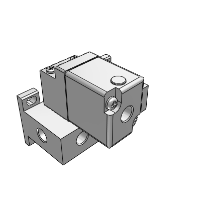 Pneumatic Operate Valve (3 Port Popet/Universal Port Valve) Separate Ventilation