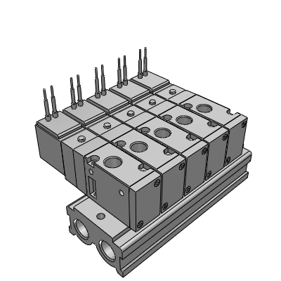 空気圧電磁弁（3ポートパイロット/無給油）