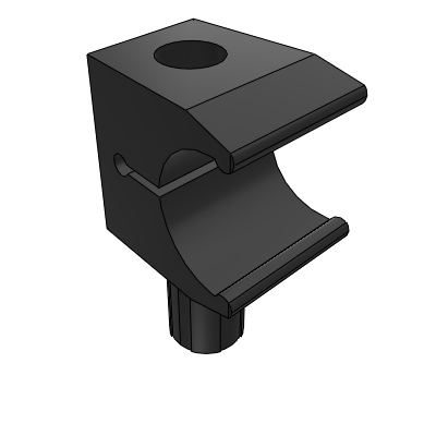 柔性护栏方夹头