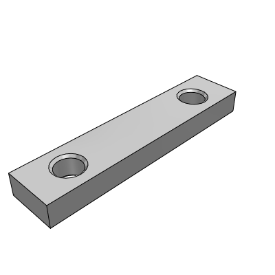 Guardrail connection block A