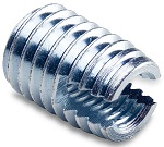 Threaded insert, self tapping hexagonal socket - for application in metal