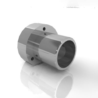 Flanged ball bearing guide bushes