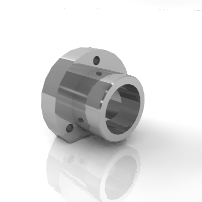Flanged ball bearing guide bushes