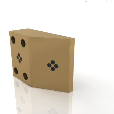 Centering guide bars, bronze with solid lubricant