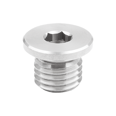 Casquillos receptores de acero inoxidable con collar para pernos de bloqueo de bola