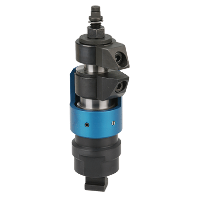 Unità di staffaggio regolabile con bloccaggio e serraggio pezzo separato