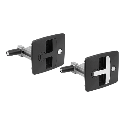 Verrous rotatifs à compression en plastique avec poignée en T, réglables