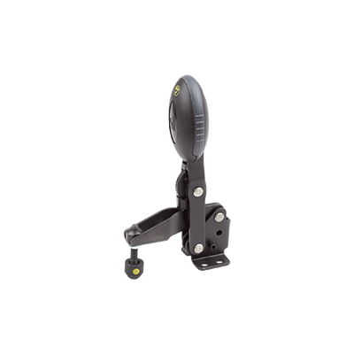 Vertical antistatic toggle clamps with horizontal foot and adjustable thrust spindle