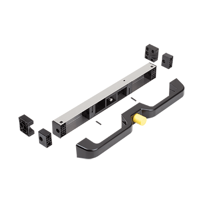 带钢制锁定单元的手柄