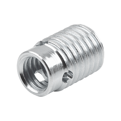 Threaded insert, steel, self-tapping, type B