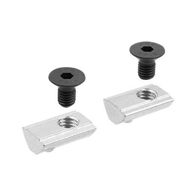 Kit di connettori per piastre di giunzione e angolari