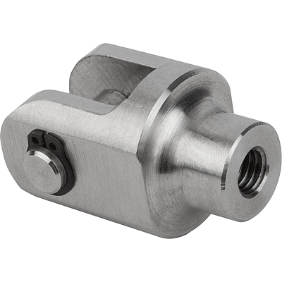 Articolazione a forcella per teste a snodo acciaio inox