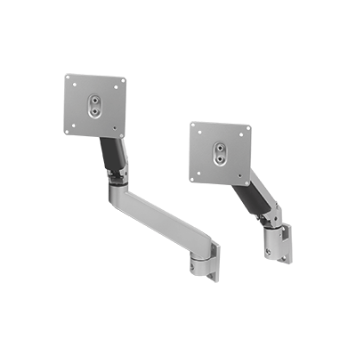 Monitor bracket, aluminium, height adjustable 4 or 5 axis