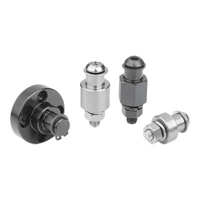 Steel or stainless steel pins for guide rollers