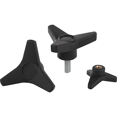 Pokrętła trójkątne