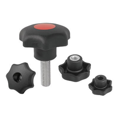 Star grips similar to DIN 6336