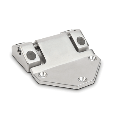 Single leaf hinges adjustable, stainless steel