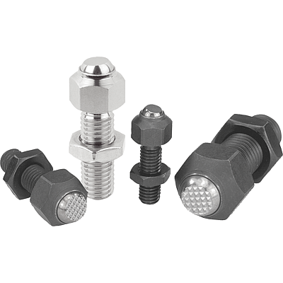 Self-aligning pads adjustable