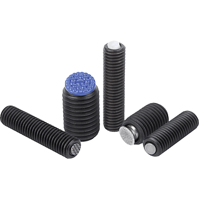 Self-aligning pads adjustable with O-ring and hexagon socket