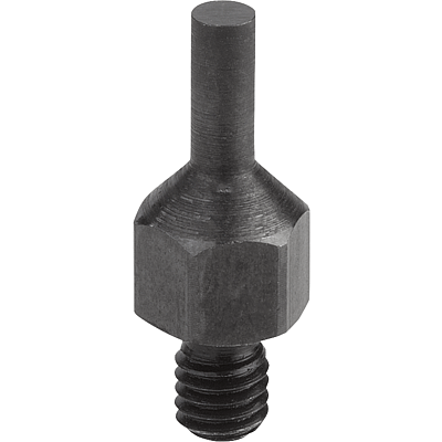 Rest pads pin form, external thread