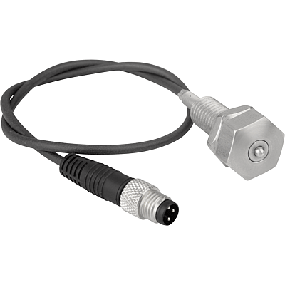 Stop, adjustable with end position feedback