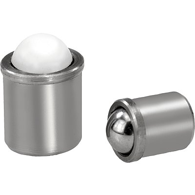 Spring Plungers push fit, stainless steel