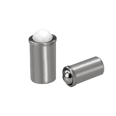 Spring Plungers push fit extended, stainless steel