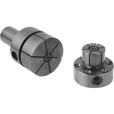 Mandrel collets with side lock