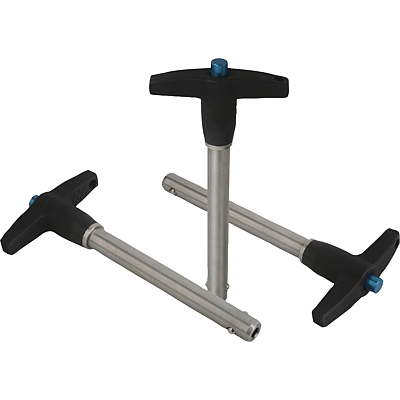 Ball lock pins with T-gripg