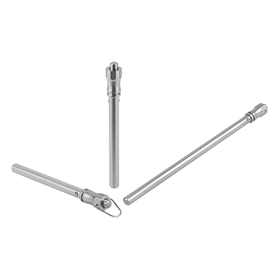 Ball lock pins stainless steel, with headend lock
