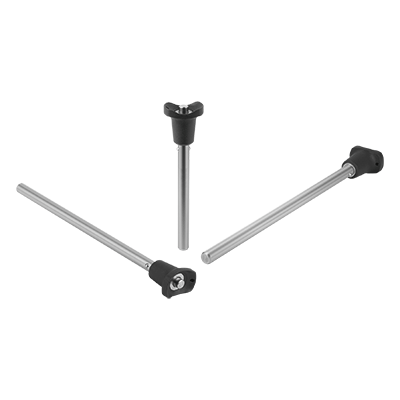 Ball lock pins stainless steel, with headend lock
