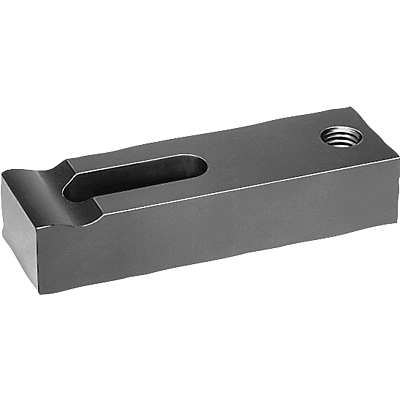 Clamp straps tapped-heel