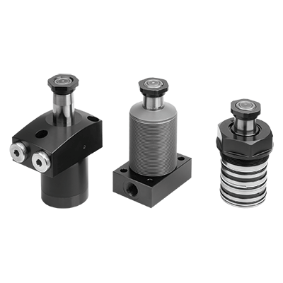 Swing clamps, hydraulic double / single-acting with spring return