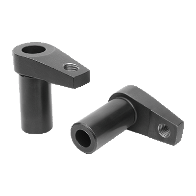 Hook clamp with long clamping claw and tapped hole