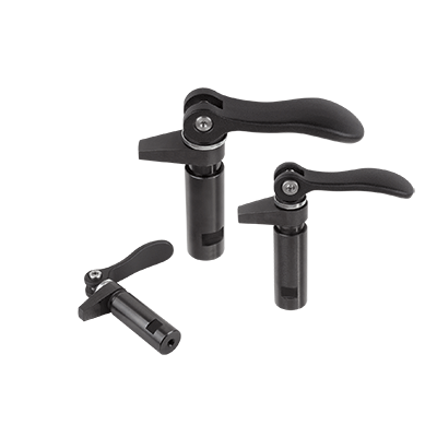 Hook clamps with collar and cam lever