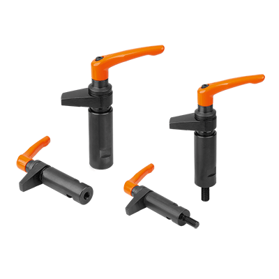 Hook clamp with collar and clamping lever with clamping force intensifier